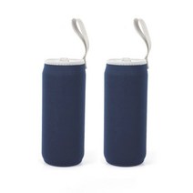 비투비월드 네오프렌 물병 파우치 2P(550ml) 텀블러케이스, 2개, 네이비