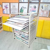 그림 건조대 건조 이젤 학원 작품 화실 수채화 말리기
