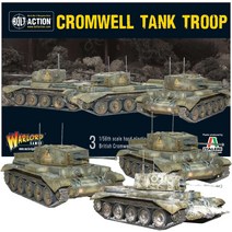 Wargames Delivered - Bolt Action Char B1 Bis Platoon 28mm Miniatures 3 Model Tank 1/56 Scale 3 C, 04 Cromwell