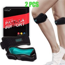 무릎보호대 무릎패드 슬개골 연골 관절염 스포츠용 작업용 의료용, 단일 스트립 2pcs