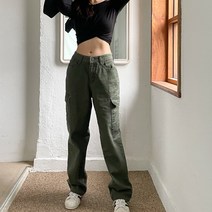 [디아미뇽] 노아 카고 코튼 데님팬츠