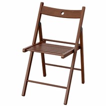 이케아 TERJE 테리에 접이식의자 브라운 902.224.45, Chair pad