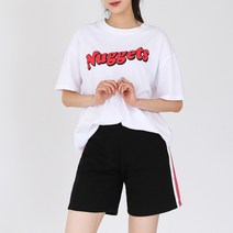 앤샵 남여공용 여름 바캉스룩 편안한 순면 쫀쫀 밴딩 신호등 배색 반바지 5부