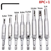 견고한 HSS-셀프 센터링 힌지 드릴 비트 세트 도어 캐비닛 5/64 "7/64" 1 드롭 배송, 03 8PC 1wrench