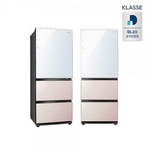 클라쎄 컬러글라스 김치냉장고 ERKQ37HPWPS