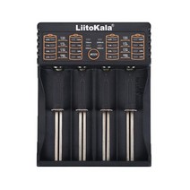 Liitokala 18650 배터리 충전기 KC인증 만능 건전지 자전거 후레쉬 라디오 AA AAA 충전, 4구