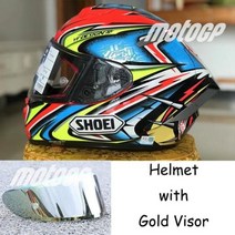 자전거헬멧 오토바이 헬멧 전체 얼굴 스포츠 자전거 경주, Gold+L