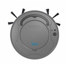 로봇 청소기 자동 3-in-1 스마트 무선 청소 진공 드라이 웻 물걸레 혼수 가전 리스트, 회색, 협동사