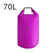 아쿠아백 워터백 드라이백 보트 낚시 래프팅 수영 5L/10L/20L/40L/70 용 야외 건조 방수 가방 플로팅 드라, 19 Purple-70L