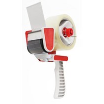 포장작업 초간단 박스테이프디스펜서 물류센터 밀림방지 업소용 커터기 컷팅기, 1개, 프라임 원터치테이프커터기(건타입)색상랜덤