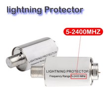 5-2400MHz 번개 보호기 DVB S2 위성 TV 수신기 보호 안테나 동축 조명 Arrester, 한개옵션0