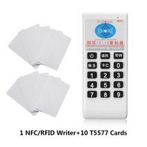 휴대용 주파수 복사기 복제기 RFID NFC IC 카드 리더기 라이터 프로그래머 열쇠 고리 125Khz-13.56MHZ, 05 Style 4