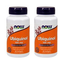 나우푸드 유비퀴놀 100mg 소프트젤, 60개입, 2개