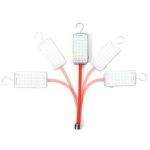 스마토 LED 자바라 충전식 작업등 밝기조절 자석부착 고정고리, WL-202B