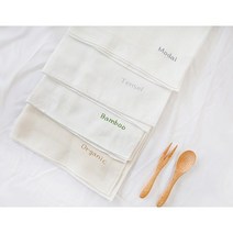 릴리패브릭 스카프빕용 턱받이원단 천연섬유 4종 손수건 : 오가닉 밤부 모달 텐셀 (디자인별 7장1세트)[E0563], #04 텐셜(7장)