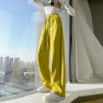 바나나바지 날씬해보이는 와이드 레그 팬츠 키작녀바지