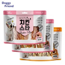 치킨스타 간식 3가지 묶어 저렴하게 판매 / 부드러운 강아지 간식