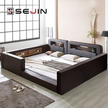 안나 범퍼 패밀리침대+독립매트리스SS+SS, 아이보리