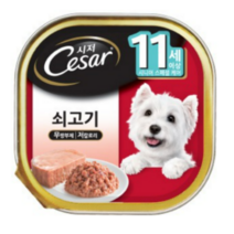 시저 반려견 주식캔, 01.소고기, 100g, 6캔