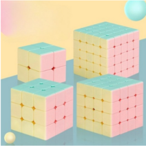 MOYU 파스텔 큐브 2x2 3x3 4x4 5x5, 1+1( 2x2 + 3x3 )