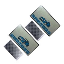 자동차경보기 2 개/몫 LCD 디스플레이 유연한 케이블 줄무늬 개 Starline A93 A63 E90 E95 E60 E85 B92 B94 B95 키 체인 원격 제어