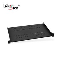 LANstar 허브랙 전면 거치선반 블랙 280mm LS-FSB