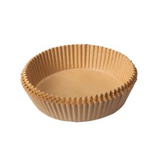 컨벡션 오븐 가정용 베이커리 50pcs 16cm 에어 프라이어 특수 기름 흡수 종이 베이킹 바베큐 종이 음식 종이 패드 라운드 대형 기름 흡수 종이, 나무 색상