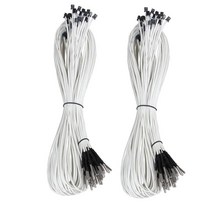 2 조각 NTC 서미스터 온도 센서 3D 용 2 M 와이어 100K B3950, 화이트, 설명