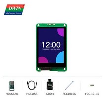 키오스크 포스기 셀프계산대 무인결제 DWIN 24 인치 240320 지능형 HMI TFT LCD 모듈 정전 용량저항성 터치 디스플레이 DMG32240C02403W, CTP with accesories