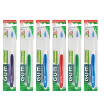G.U.M End-Tuft Toothbrush 6개 G.U.M 교정 브라켓 와이어용 틈새칫솔