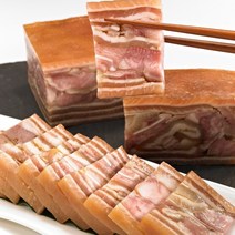 [쿠킹블럭] 탱글탱글 국산돼지 양념 편육 300g 혼술안주 야식, 2팩
