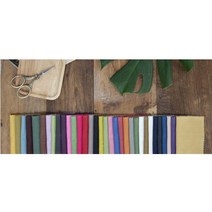 프랑스자수원단/17수 자연염색 워싱 무명 린넨 프랑스자수 원단(46color), 9.진베이지(204)