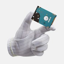 절연 정전기 방지 보호 산업용 고압 특수 장갑 ESD 제전일반장갑 10켤레, S