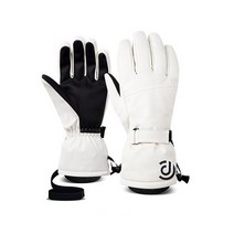 양드레하우스 스마트터치 방수 스키장갑, 화이트