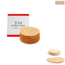 100매 더치 커피 필터 거름 종이 60MM 콜드브루 여과지 홈 카페
