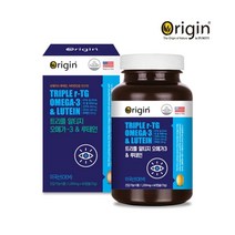 오리진 트리플 알티지 오메가-3 & 루테인, 60정, 1병