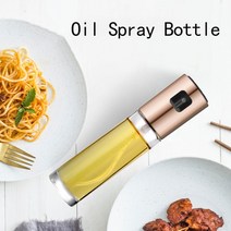 주방 스테인레스 스틸 올리브 오일 분무기 병 펌프 냄비 누출 방지 그릴 바베큐 디스펜서 조리기구 도구, [02] Rose gold, 02 Rose gold