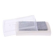 다채로운 잉크 패드 오일 고무 스탬프 DIY 스크랩북 무지개 장식 어린이 학생 스크랩북 도구, 은