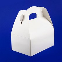 팩맨 조각케익상자 50매 쿠키 마카롱 답례품 선물손잡이상자, 50개, 화이트 (중)
