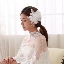 웨딩케이 A832 꽃 코사지 꽃사지 코르사주 웨딩헤어핀