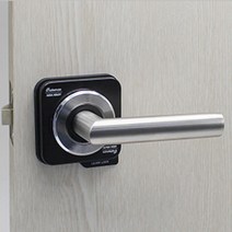 게이트맨 방문 손잡이 실린더 레버 GWM-LA10 방문/목문/화장실 잠금장치 방문정 교체, 블랙