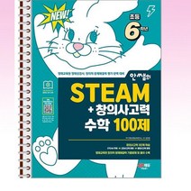 안쌤의 STEAM+ 창의사고력 수학 100제 초등 6학년 - 스프링 제본선택, 본책1권 제본