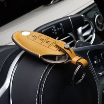 인피니티 Q30 50 70 QX60 가죽 키홀더 키케이스 용품, 03. YELLOW, A TYPE