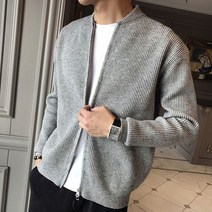 여자가디건 카페유니폼 여자오버핏가디건 라운드 간절기자켓 여성 봄가디건