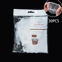 일회용 싱크 필터 메쉬 가방 여과기 폐기물 필터 배수 구멍 쓰레기 가방 주방 욕실 깨끗한 용품, 30개