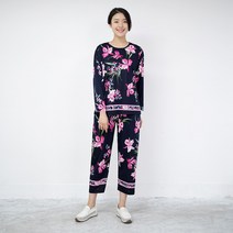 엄마옷 모슬린 수채화 상하세트 홈웨어 HS303119마담 미시옷 50대 중년여성의류 60대 엄마옷 빅사이즈 할머니옷 여성옷