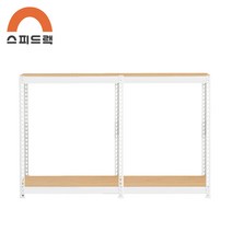 스피드랙 조립식 창고 대형 앵글 철제선반 1700 x 400 x 1350 2단, A형 900+800, 블랙