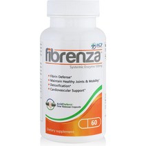 HCP Formulas Fiberenza 단백질 분해 효소 60캡슐 베지테리언, 1개