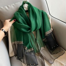 코디하기 좋은 봄 가을 숄 여성 롱 스카프 (180cm x 90cm)