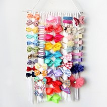 옐로쉬핑크 유아동 헤어핀 정리대 화이트 블랑 핀홀더